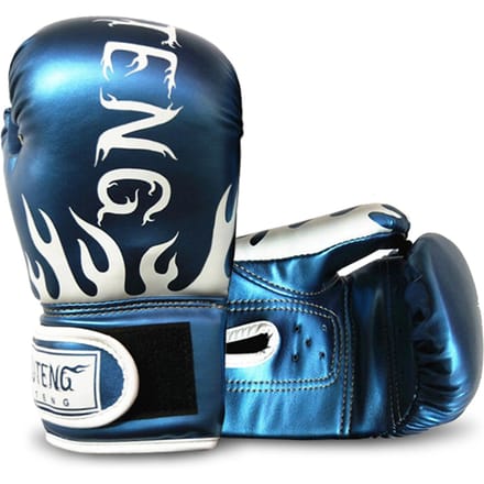 Gants de boxe pour enfants, gants d'entraînement pour enfants, Muay Thai, sac de boxe, mitaines de boxe bleu