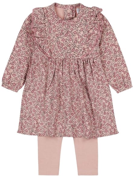 Dirkje Meisjes Kledingset - Light mauve