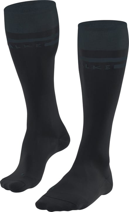 FALKE SK7 warm dun functioneel materiaal skisokken dames zwart - maat 41-42