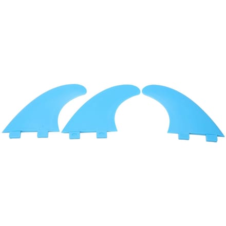 3 Stuks Surfplank Vinnen Nylon Plastic Blauwe Thruster Vin Surfen Board Accessoires Voor Longboard blue