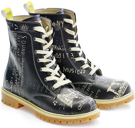 GOBY Artwork Boots - Dameslaarzen - Handmade - Maat 42