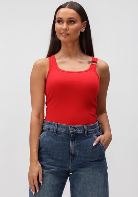 Copenhagen Muse Cmsiv-top Dames - Topjes - Rood - Maat XS