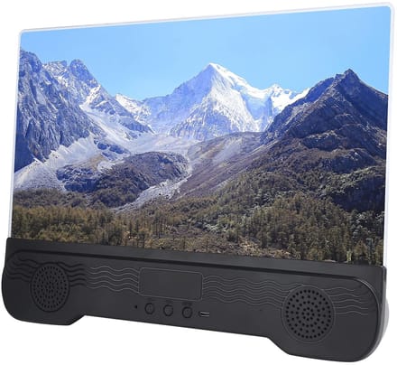 Allecto - Scherm Vergrootglas - Telefoonscherm Versterker - Draagbaar 14 Inch - Bluetooth-luidspreker - Geschikt voor IOS/Android - Mobiele Telefoon