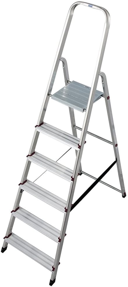 Vouwladder - Steigerladder - Klus Klussen - Robuuste Handgrepen - 6 Treden