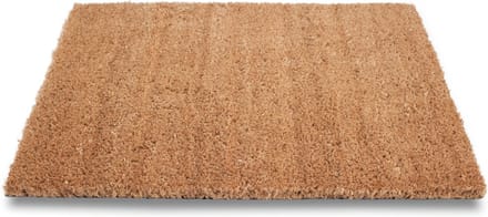 Deurmat/buitenmat - Set van 2x stuks - pvc/kokos - 50 x 80 cm - droogloopmat