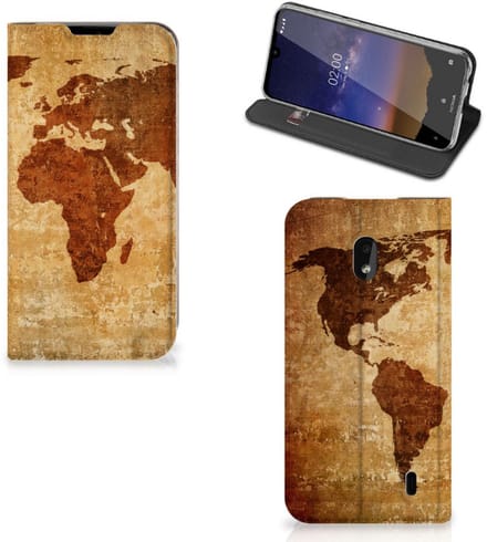 Nokia 2.2 Book Cover Wereldkaart