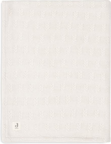 Jollein Deken Ledikant 100x150cm Grain Knit Oatmeal/Velvet