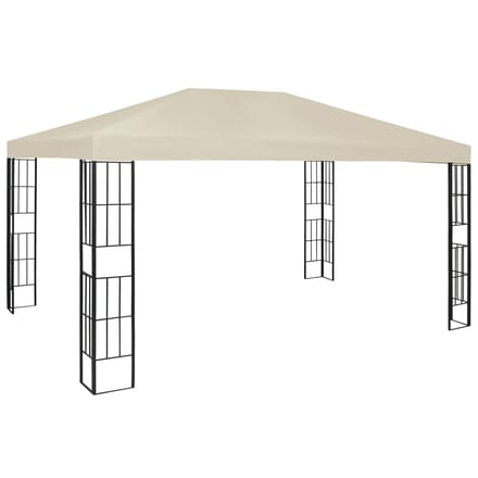 vidaXL - Prieel - 3x4 - m - crème