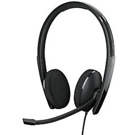 EPOS EPOS ADAPT 160 USB II - ADAPT 100 Series - Headset On Ear headset Kabel Stereo Zwart Noise Cancelling Volumeregeling, Microfoon uitschakelbaar (mute)