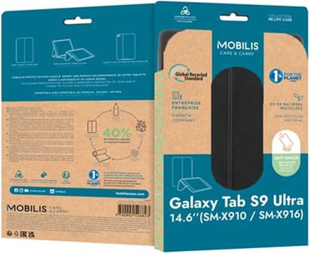 Mobilis 068010 tabletbehuizing 37,1 cm (14.6") Flip case Zwart