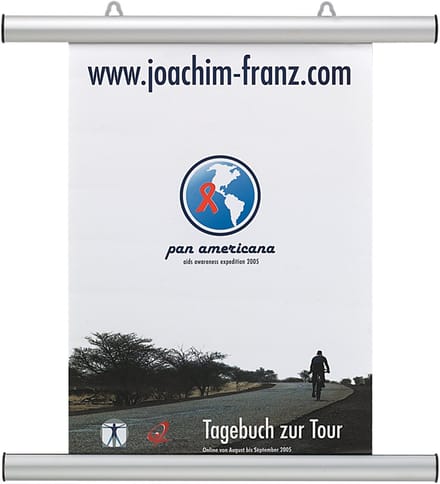 FRANKEN posterlijst, aluminium, zilver, lengte: 425 mm