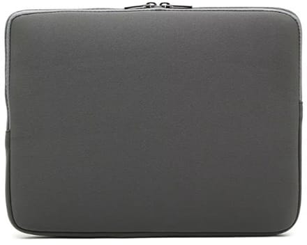 Go Go Gadget - Laptophoes - Laptoptas - Laptop sleeve - Soft touch - Dubbele rits - 35x26cm - Grijs