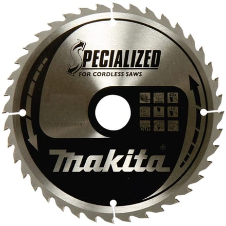 Makita 160 x 20 mm 48-tands Invalcirkelzaagblad hout | Specialized - B-32998
