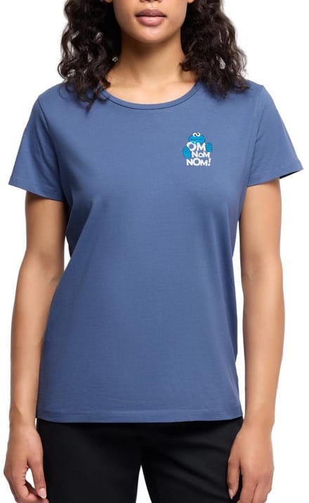 Sesamstraat Koekiemonster Om Nom Nom Premium T Shirt Dames