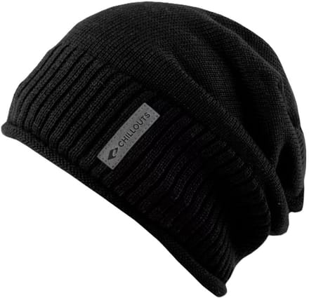 Chillouts beanie muts Etienne black