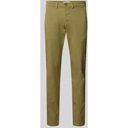Slim fit chino van katoenmix, model 'NEW MILES'