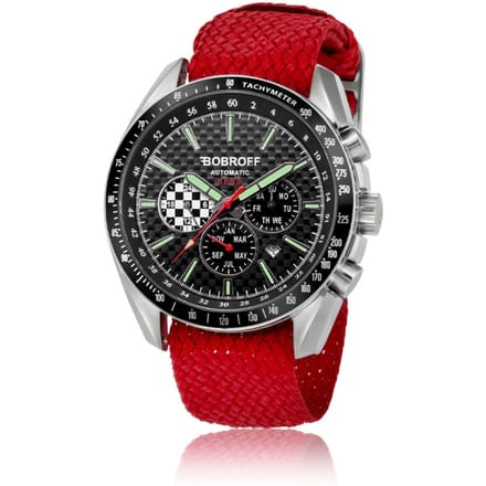 Bobroff Heren Horloge BF0012V2PR 42mm 10 ATM