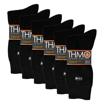 6 Paar Heren Zachte Ademend Thermosokken