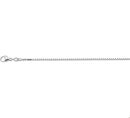 Zilver Gerhodineerde Collier venetiaans 1 1329063