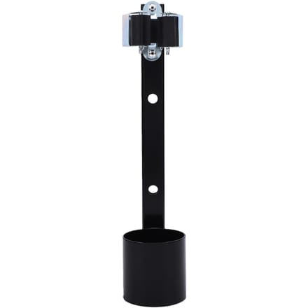 Support de canne pour scooter en acier inoxydable pour cannes à marche de 1 à 1,7 pouce de diamètre black