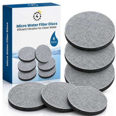 Twenty4seven® Waterfilter Geschikt voor Brita Fill & Go - 6 Stuks MicroDisc Filterpatronen - Filter Vervanging - Waterfilterpatronen voor Drinkfles