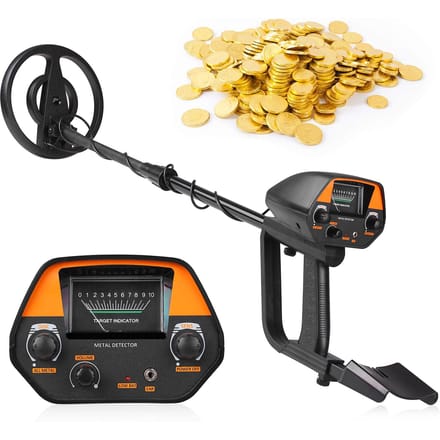 Ondergrondse metaaldetector Metaalzoeker Gouddetector Treasure Hunter Gold Digger Metaaldetectie voor beginnende kinderen zwart
