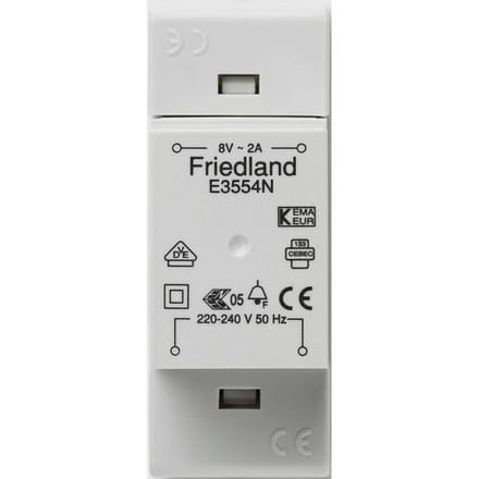 Honeywell Home E3554N Beltransformator 8 V/AC 2 A