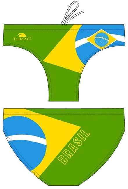 Turbo Brazil Zwemslip Groen S Man