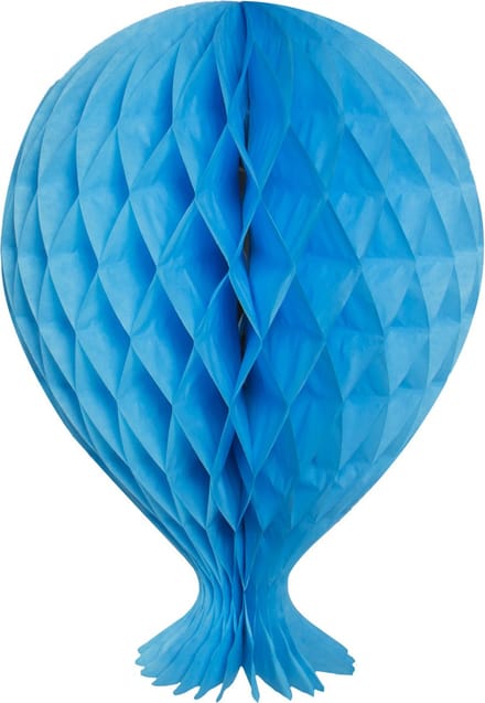 Honeycomb Ballon Lichtblauw 37cm