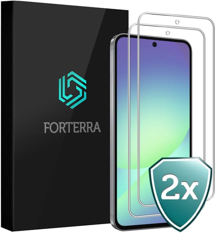 Screenprotector 2 Stuks - Geschikt voor Samsung Galaxy A56 - Extra Sterk - Beschermglas - Gehard Glas - Tempered Glass - Screen Protector