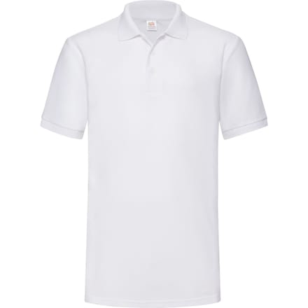 Fruit of the Loom Heren Pique Zwaar Poloshirt (Wit)