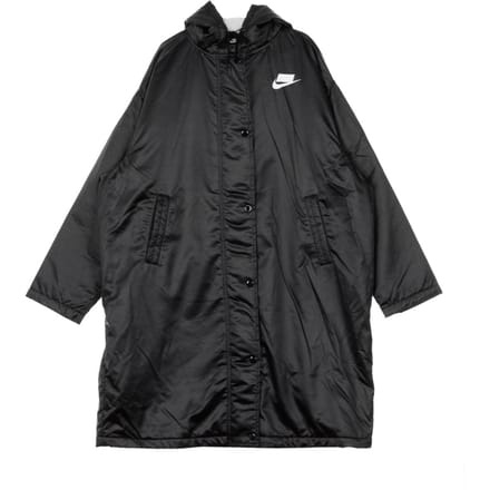 W Sport Pac Parka lange damesjas zwart/mousseline/wit