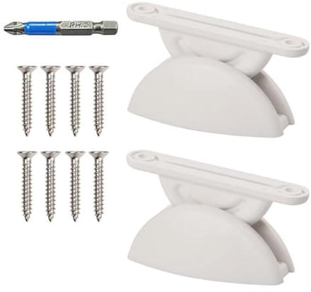 Deurhouders voor Caravan - 2 Stuks met Schroeven en Bit - Ideaal voor Campingaccessoires
