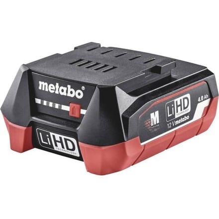 Metabo LiHD Serie - Accu - 12V - 4,0Ah - Li-ion Technologie