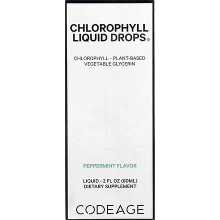 Chlorofyl Vloeibare Druppels, Pepermunt, 60ml (2 fl oz)