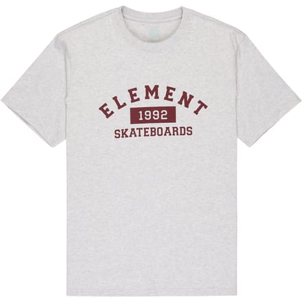 Element Home Team T-shirt Met Korte Mouwen Grijs S Man