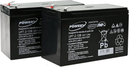Vervangaccu Set voor USV 750, 12V Loodzuur