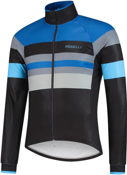Rogelli Winterjack Peak Zwart/Grijs/Blauw M