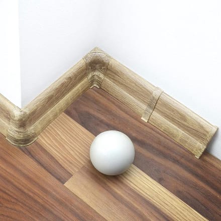 [DQ-PP] PVC plinten in laminaat-look, 16 meter plinten, 62 mm, nostalgie eik
