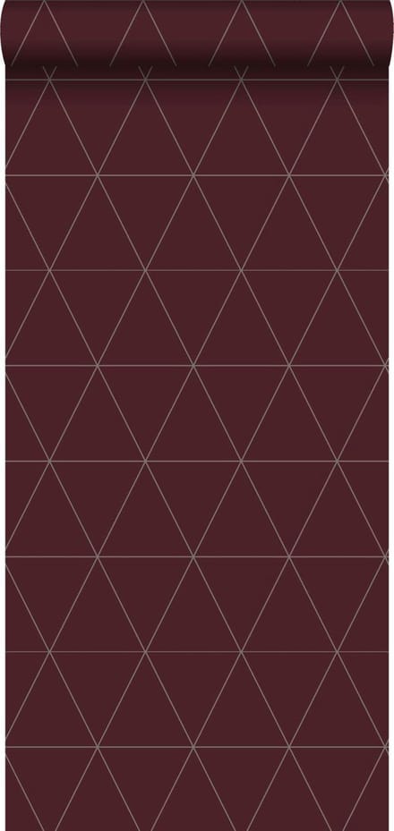 Origin Wallcoverings behang grafische driehoeken rood - 347718 - 0,53 x 10,05 m