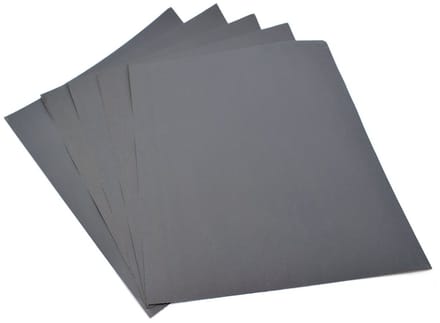 Schuurpapier Pack van 5 Vellen -Grit 2000 Waterdicht Papier Nat/droog Siliciumcarbide