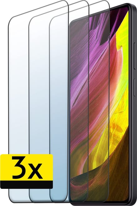 Screenprotector - Geschikt voor Xiaomi Redmi Note 12 Pro+ - 3 Stuks - Extra Sterk - Beschermglas - Gehard Glas - Tempered Glass - Screen Protector