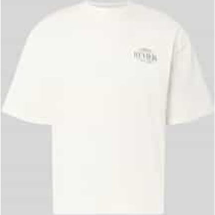 Regular fit t-shirt van puur katoen met print op de achterkant