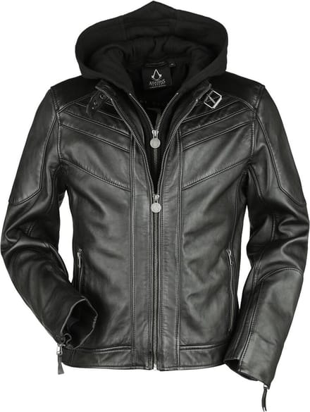 Assassin's Creed Legacy Heren Lederen jas - zwart - S