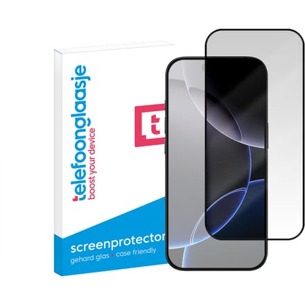 iPhone 16 Pro Max Anti Glare screenprotector gehard glas Edge to Edge