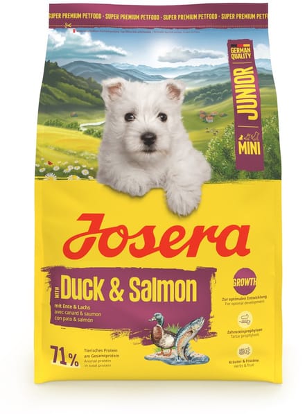 Josera duck / salmon - hondenvoer - mini junior - 3 kg