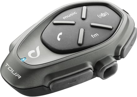 Bluetooth Motorintercom voor maximaal 4 Motorrijders - Waterdicht, 25 uur Autonomie, Snel Opladen