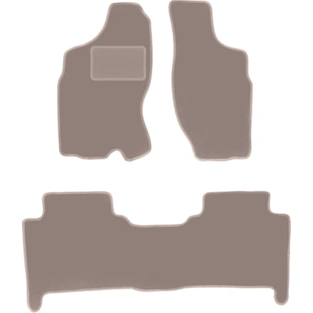 Beige veloursmatten voor: Nissan Terrano II SUV (1993-2005)