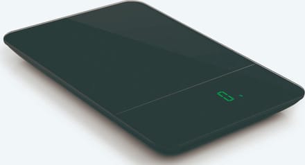 Pebbly Keukenweegschaal Rechthoekig - Led verlichting - Zwart