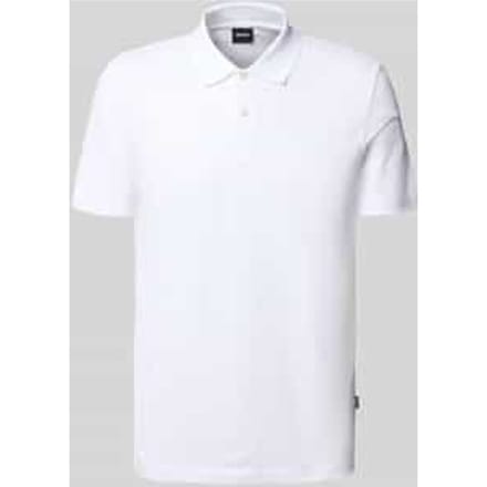 Regular fit poloshirt van katoenmix